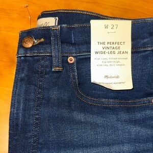 Madewell Perfect Vintage Wide-Leg Jeans